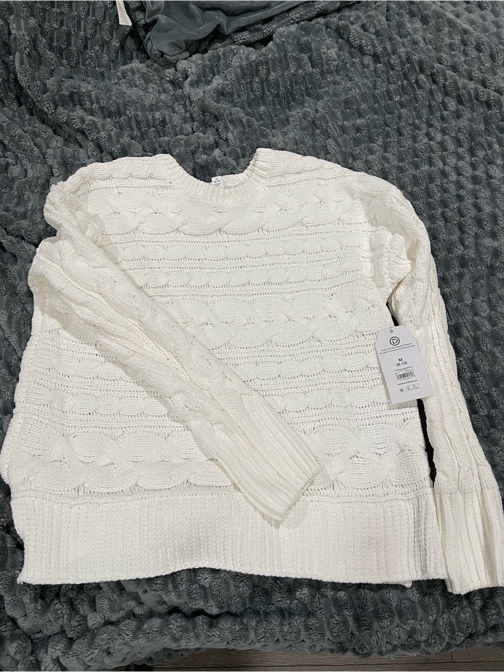 Time and Tru-Knit Women's Sweater - Classic Crewneck